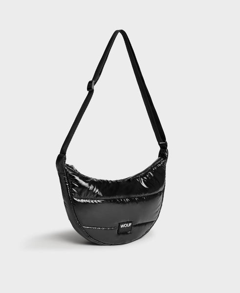 Crossbody Bag - Black Glossy