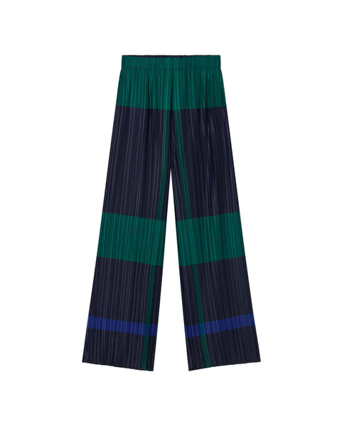 LAST ONES in M/L - Pleated Maro Pants - Blue Rochester