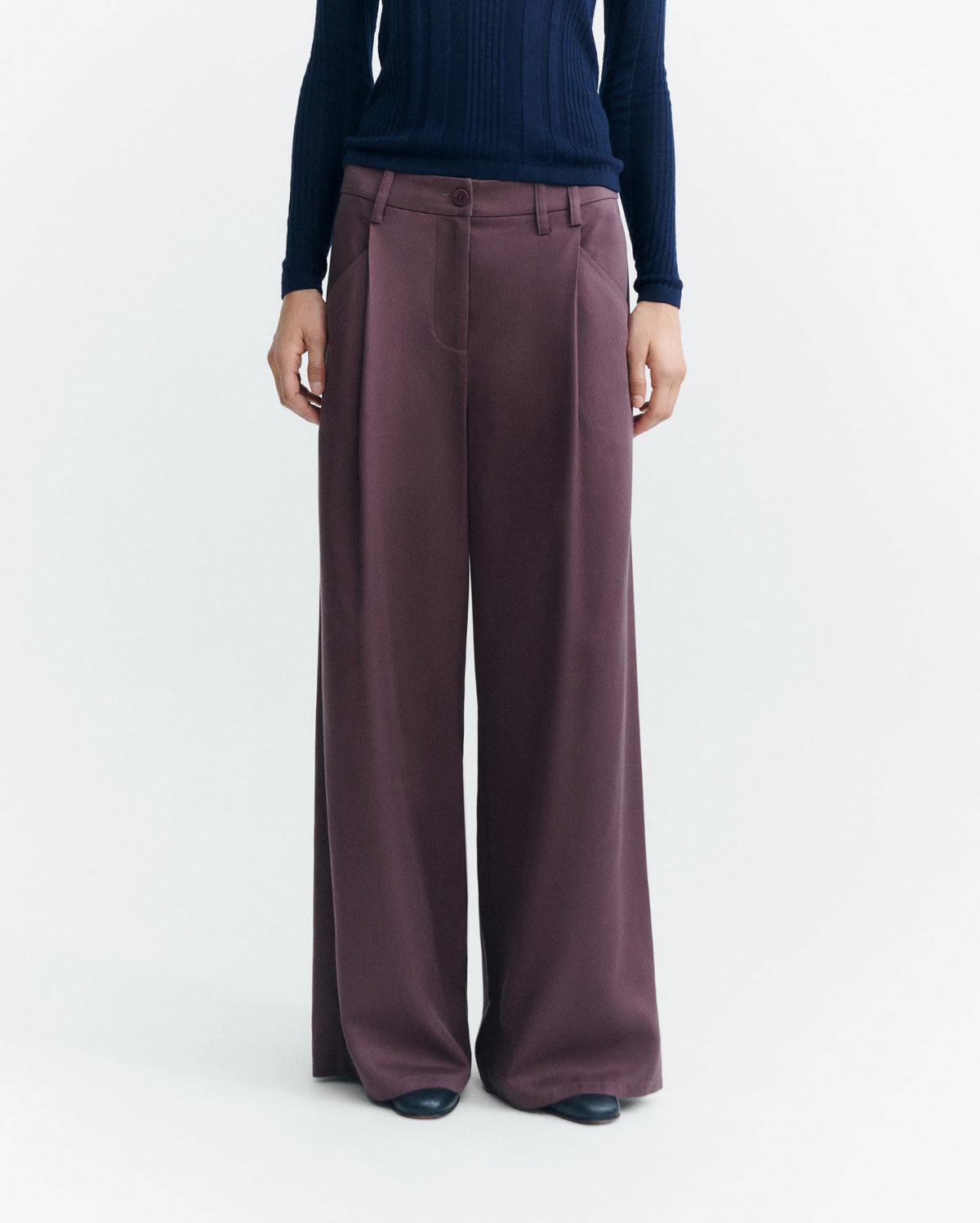 LAST ONE in 36 - Molly Pants - Dark Wine