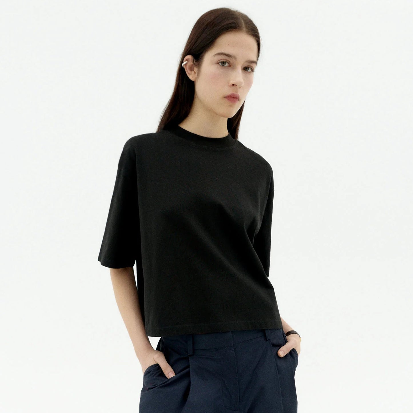Lena Oversized T-shirt - Black