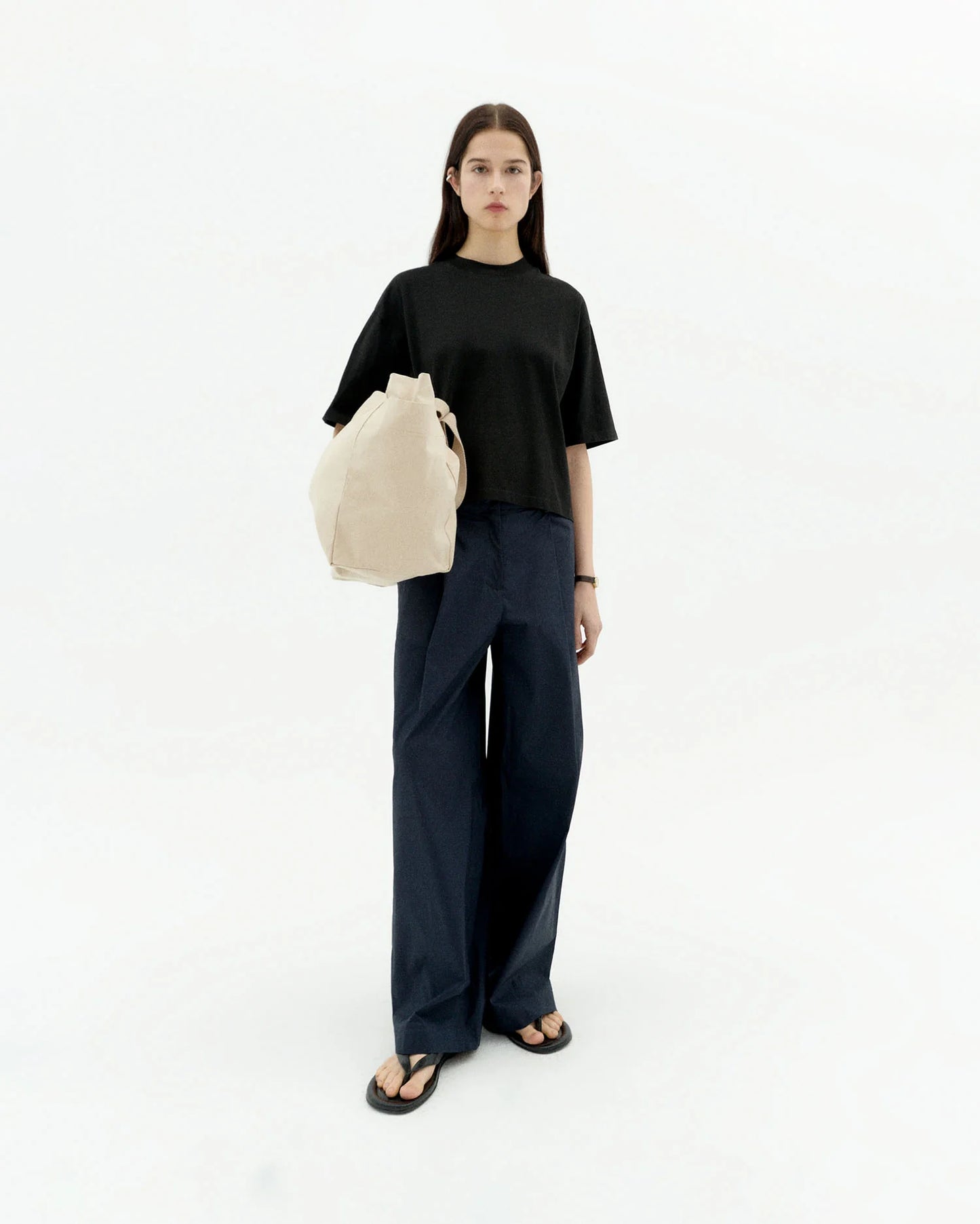 Lena Oversized T-shirt - Black