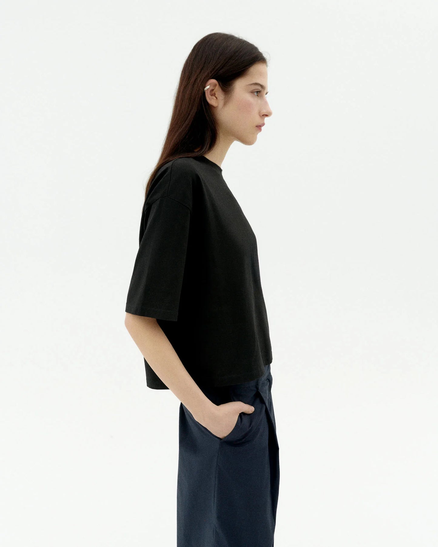 Lena Oversized T-shirt - Black