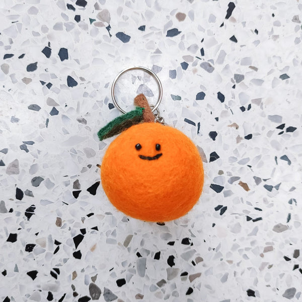 Keychain Wool - Veggies & Fruits