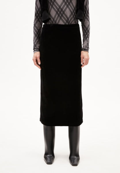 Emolgaa Velvet Skirt - Black