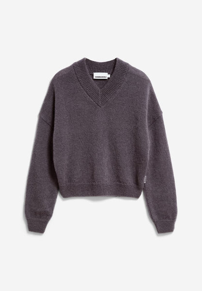 Albasaa Mohair Sweater - Iron Cast