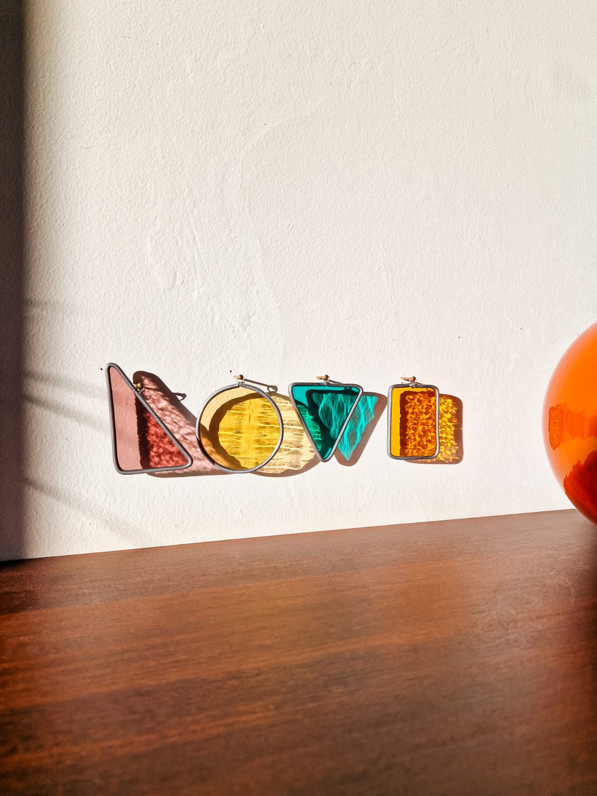 LAST ONE - LOVE series - glass artwork