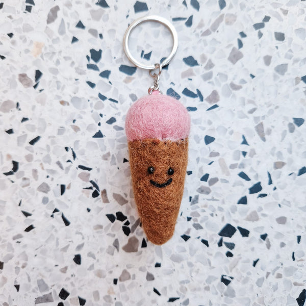 Keychain Wool - Veggies & Fruits