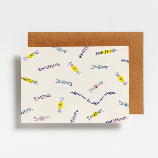 Postcard - Dankjewel voor het spektaculaire schooljaar