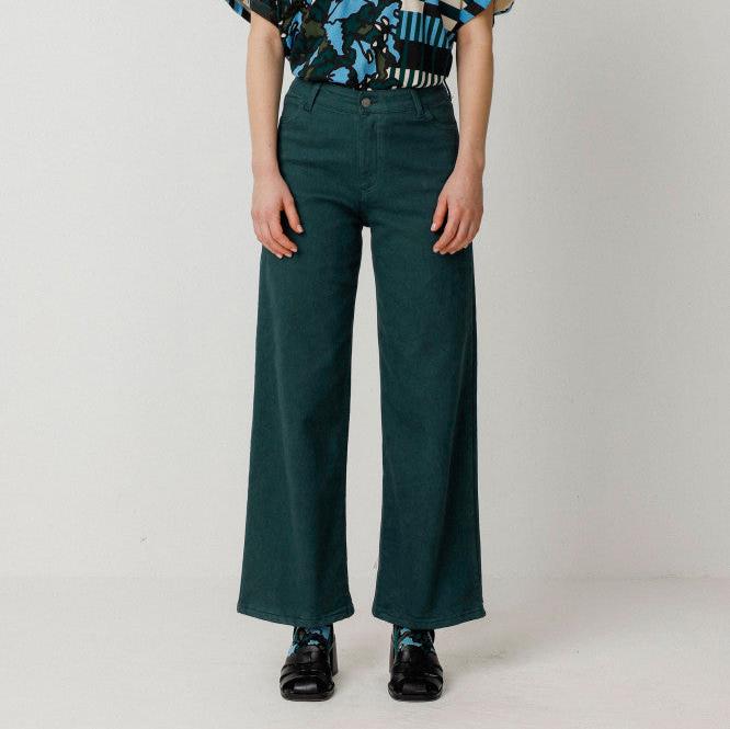 LAST ONE in 36 - Ainhize Trouser - Dark Green