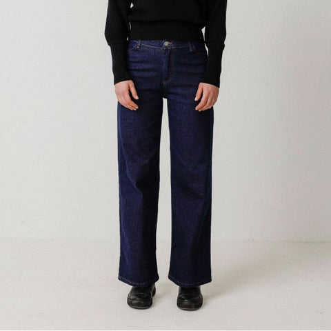 LAST ONE in 38 - Ainhize Trouser - Dark Denim