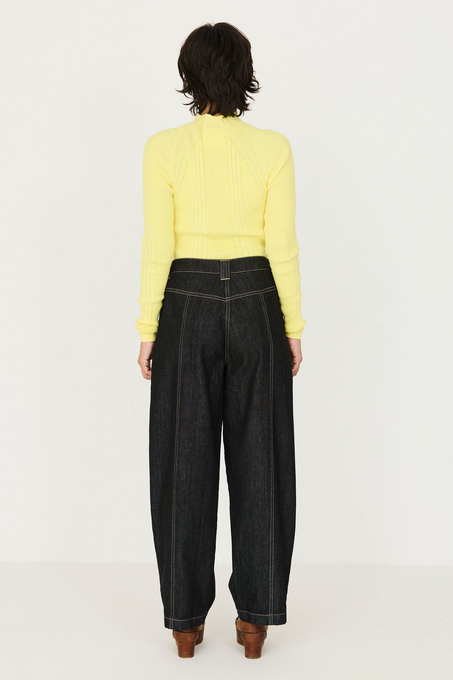 Aizane Trousers - Black Denim