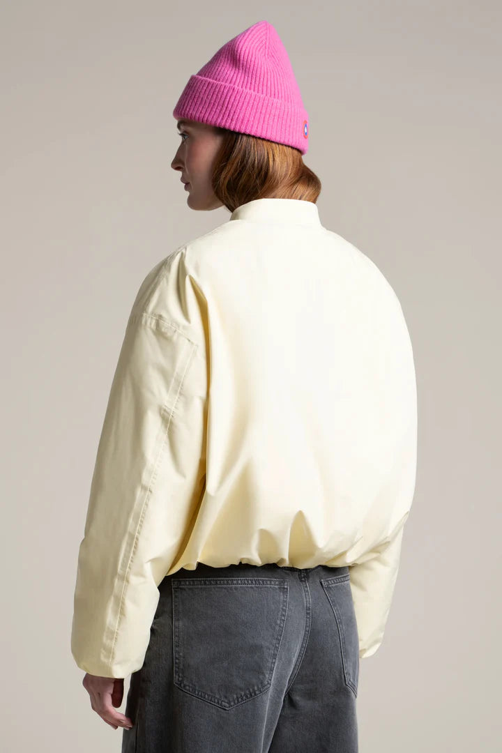 Alesia Oversized Bomber - Butter