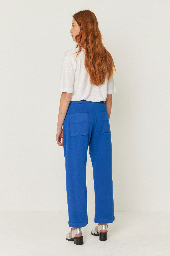 LAST ONE in 36 - Amata Trousers - Indigo Blue