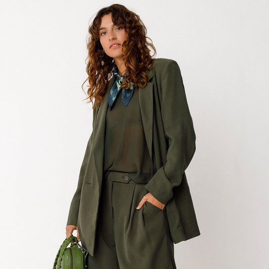 Atxa Blazer - Bottle Green