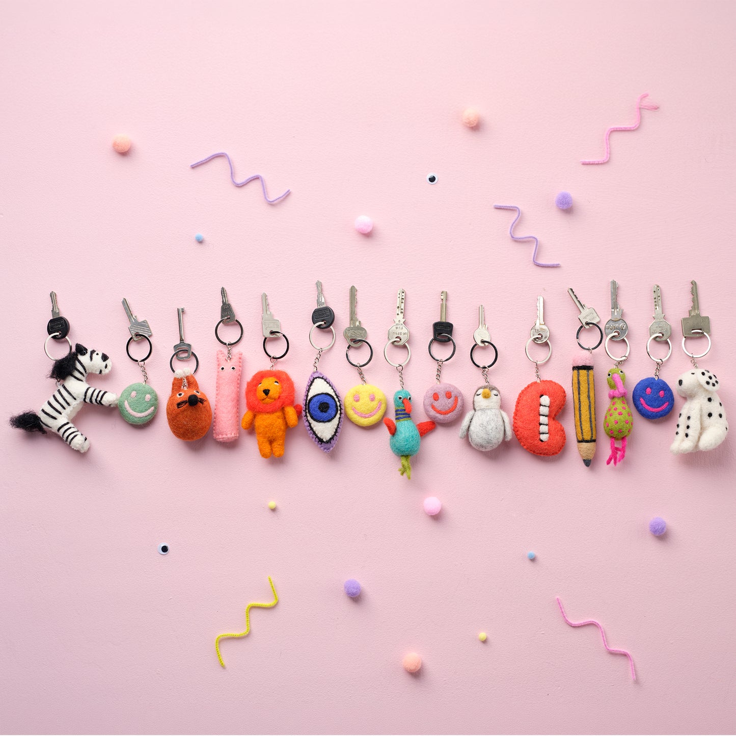 Keychain - Smiley Lemon