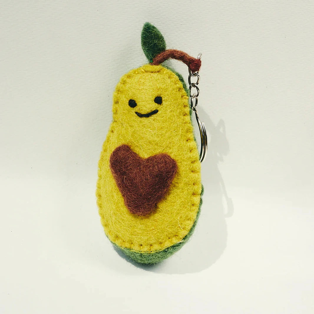 Keychain Wool - Veggies & Fruits
