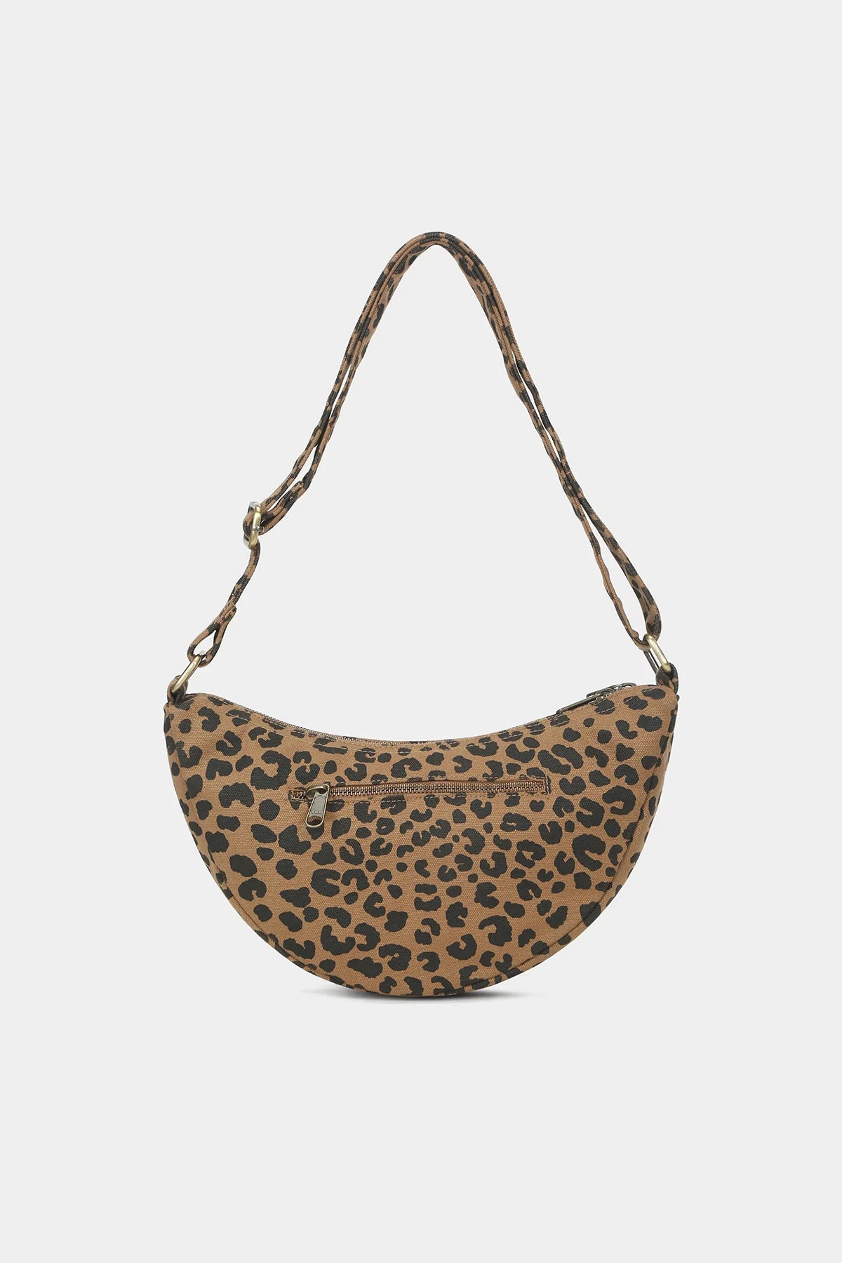 Hindbag Andrea Half Moon Bag - Leopard Cinnamon