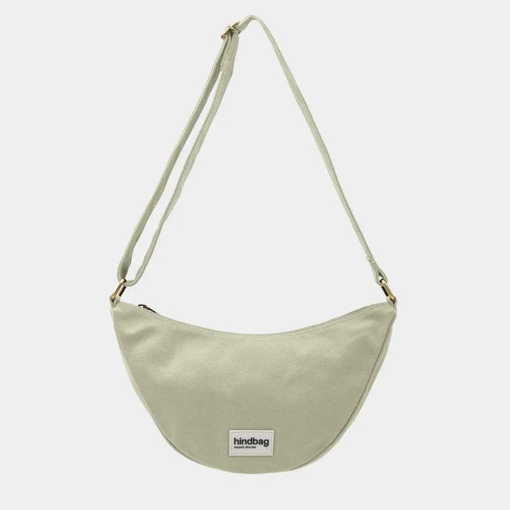 Andrea Half Moon Bag - Green Clay