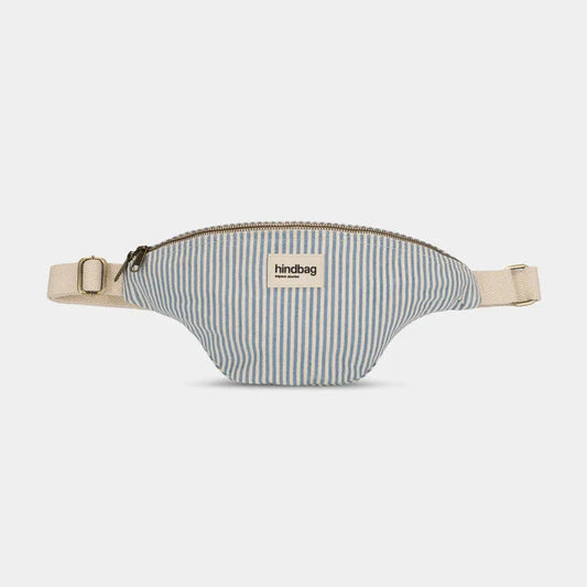 Olivia Banana bag - Thin Stripes Blue