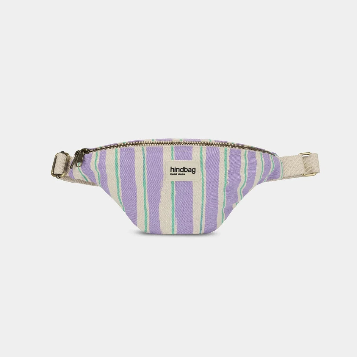 Olivia Banana bag - Purple Stripes