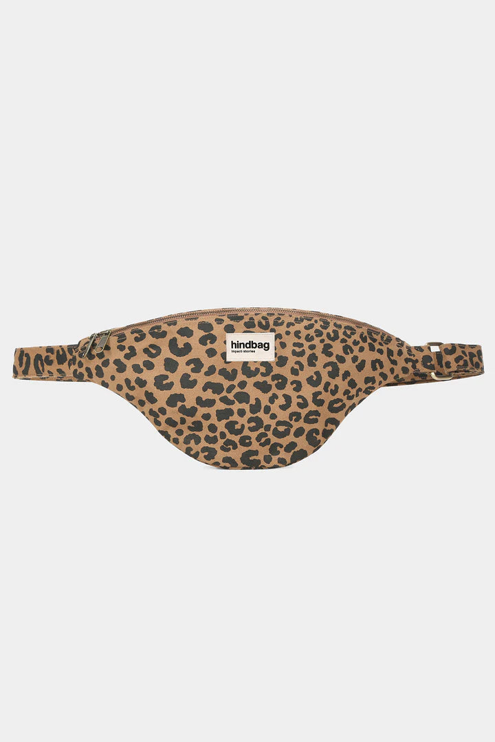 Sasha Banana Bag L - Leopard Canelle