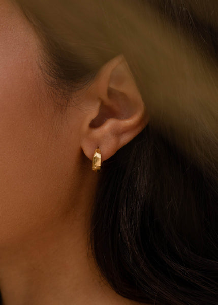 Flawed Ava Hoops - Gold