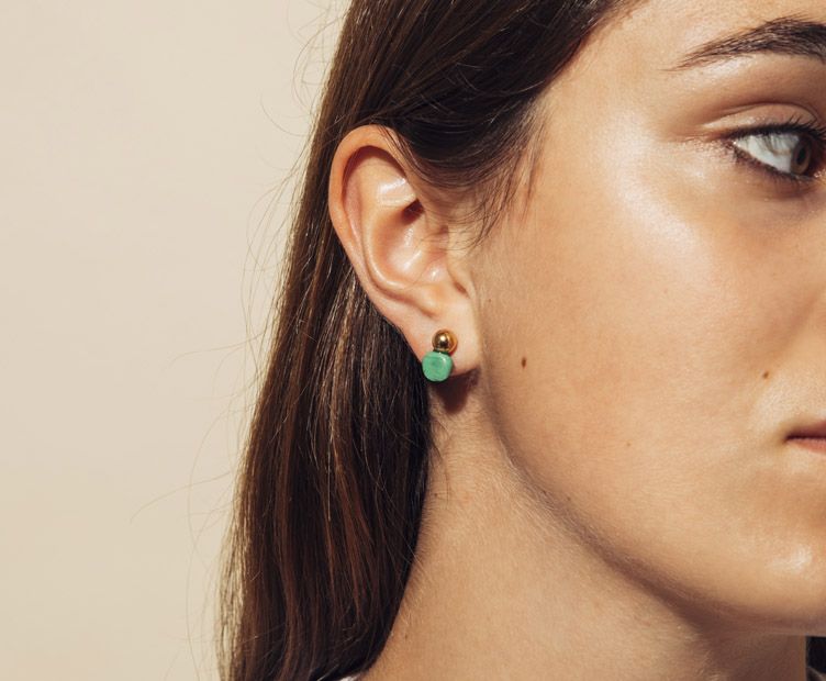 Smack Earrings - Green