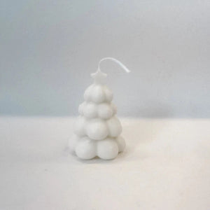 Bubbly Christmas Tree Candle