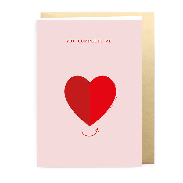 Greeting Card - You Complete Me