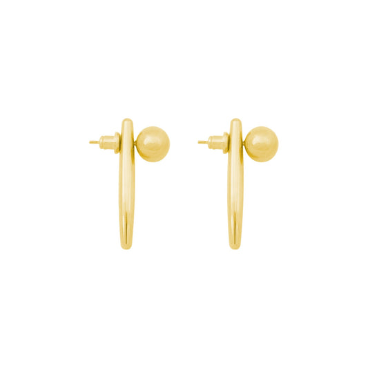Bandhu Conflicting Earrings - Gold