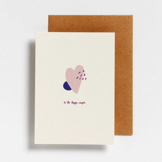 Postcard - To the happy couple