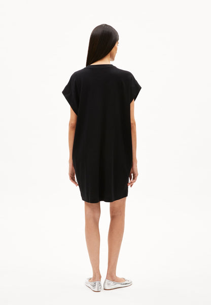 Daarixa Linen Dress - Black