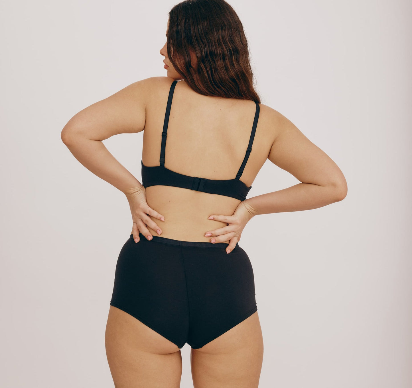 Core Unlined Demi Bra - Black