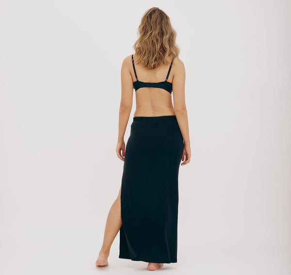 LAST ONE in S -Maxi Skirt - Black