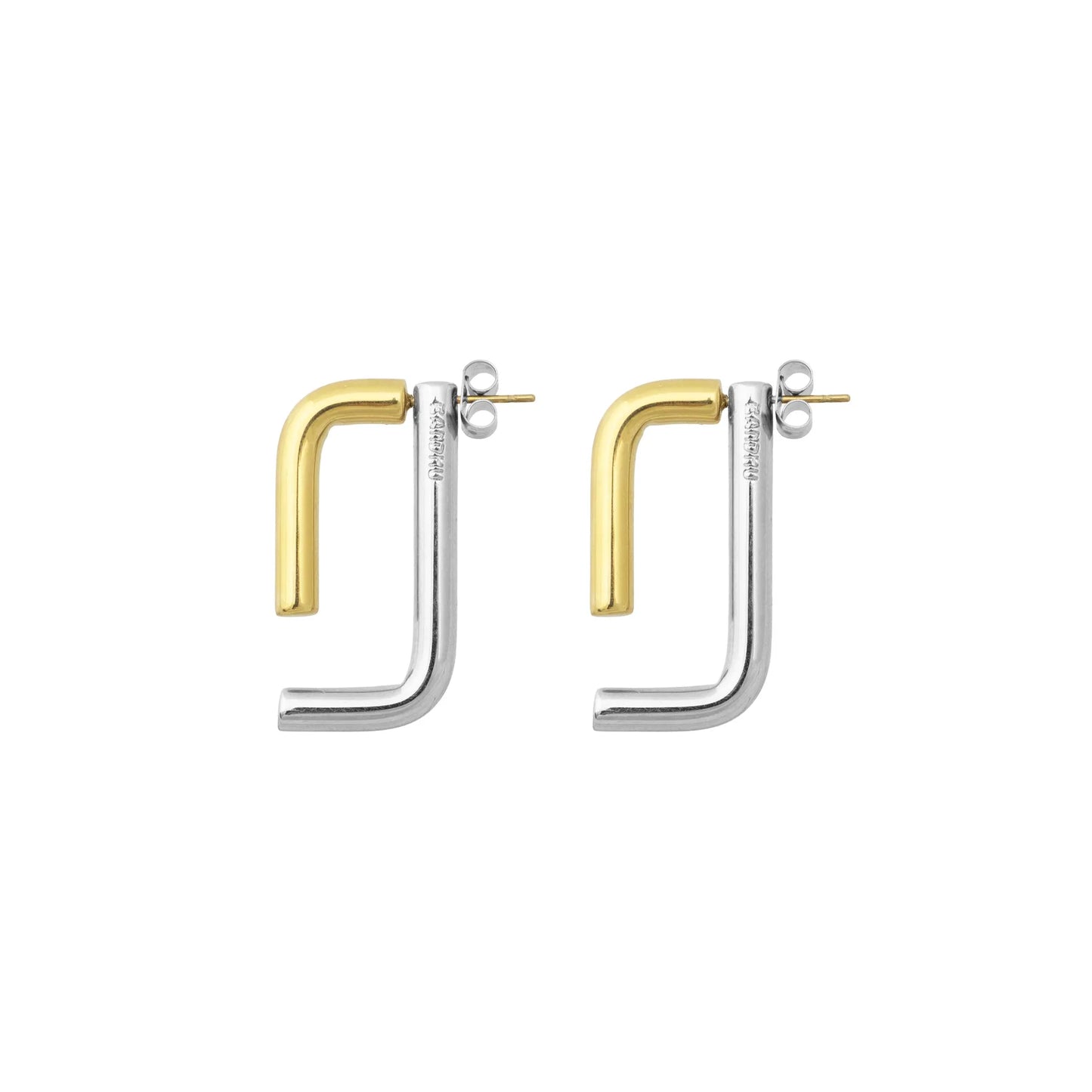 Bandhu Linked Earrings - Silver/Gold