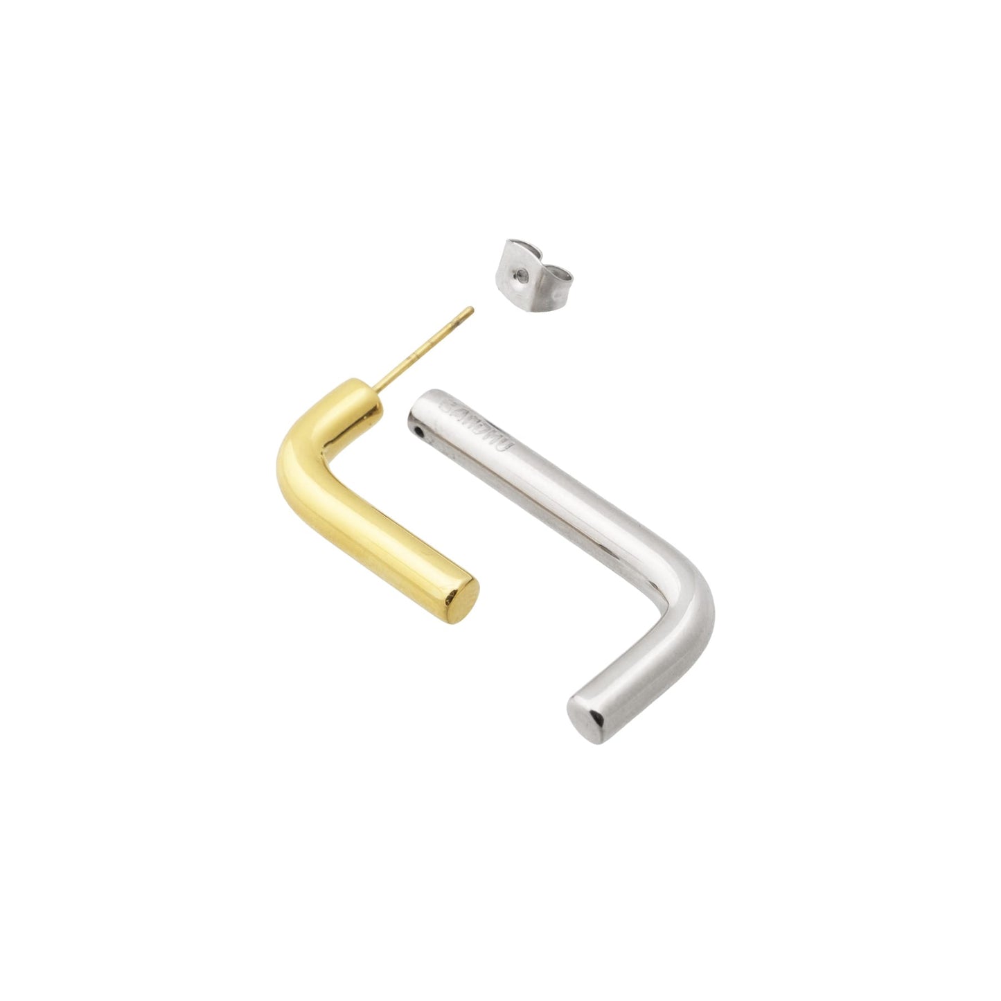 Bandhu Linked Earrings - Silver/Gold