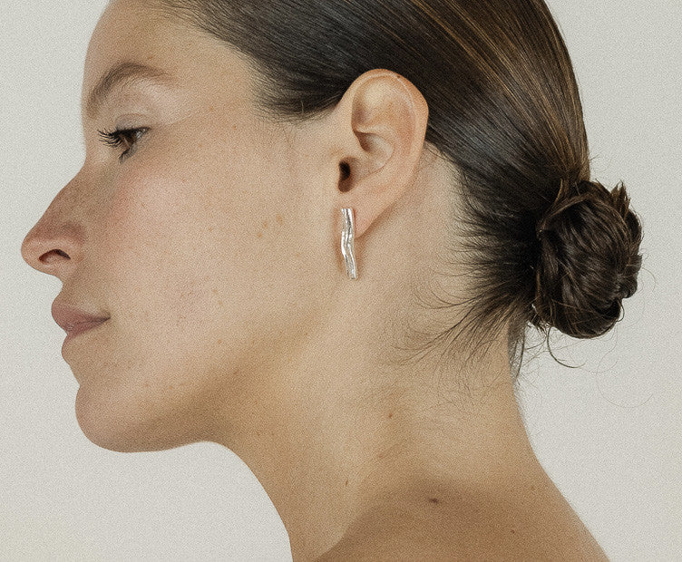 Dune Earrings - Palladium