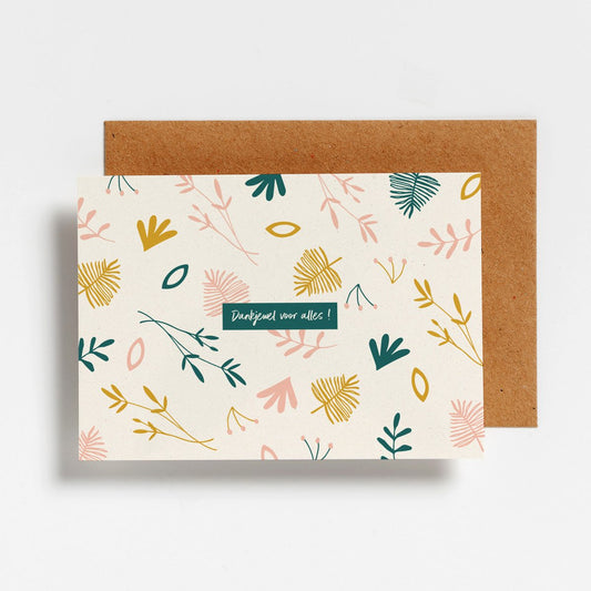Postcard - Dankjewel voor alles