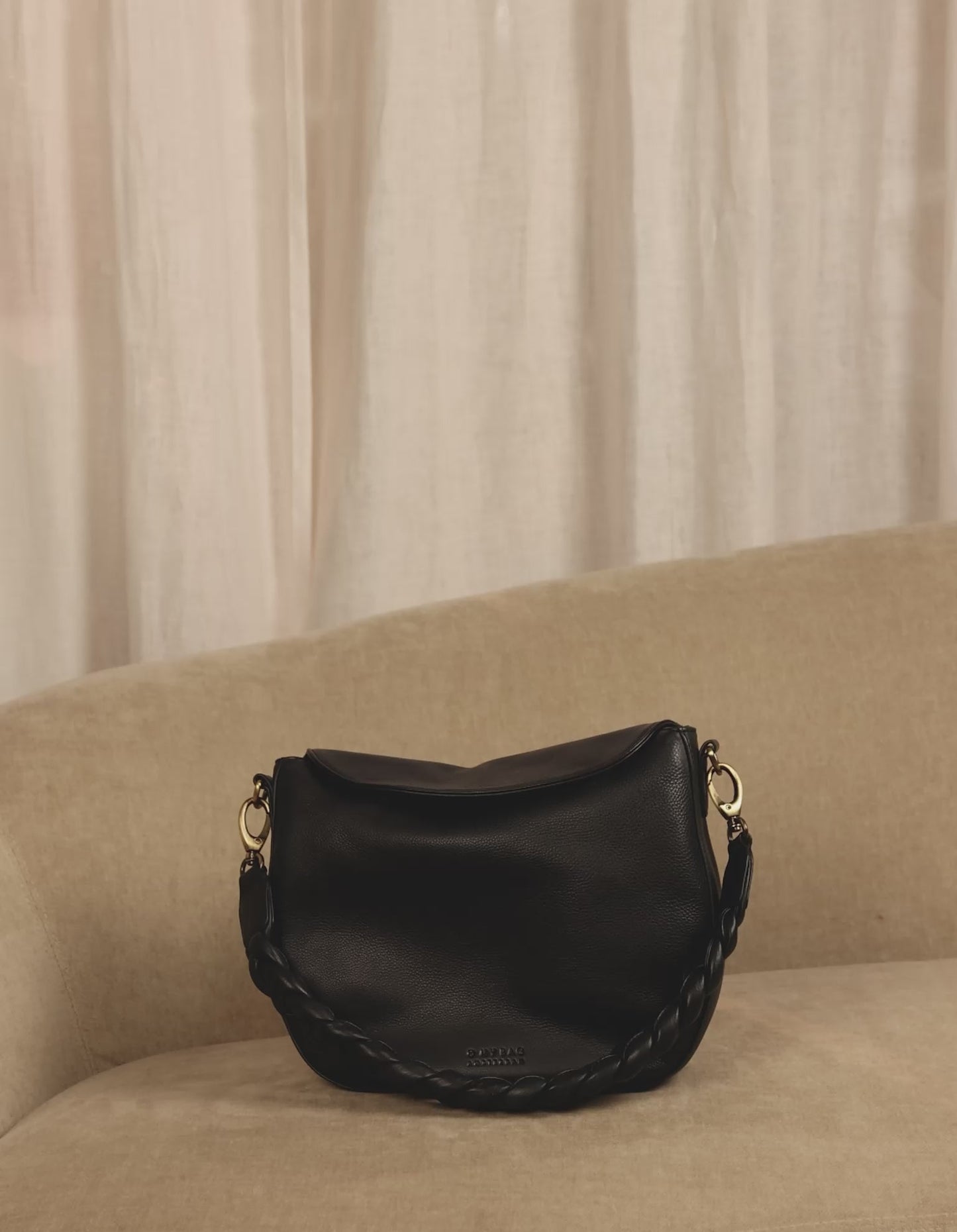 Lana Bag - Black Soft Grain Leather
