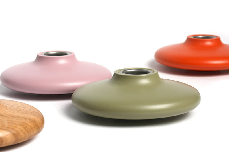 Candle Holder Flitsh - Oiled Oak