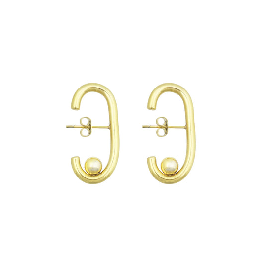 Fuse Earrings - Gold