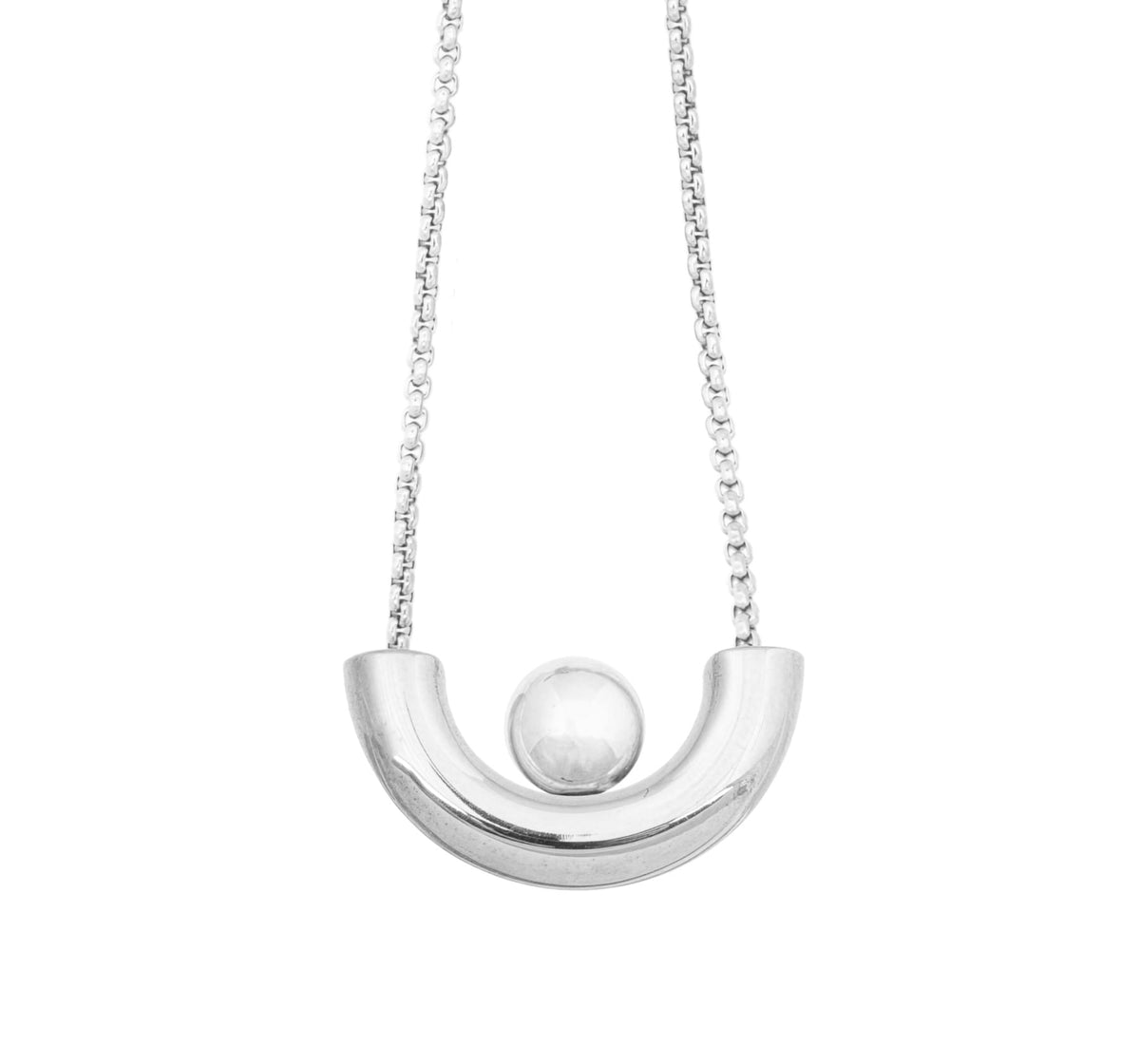 Fuse Necklace - Silver