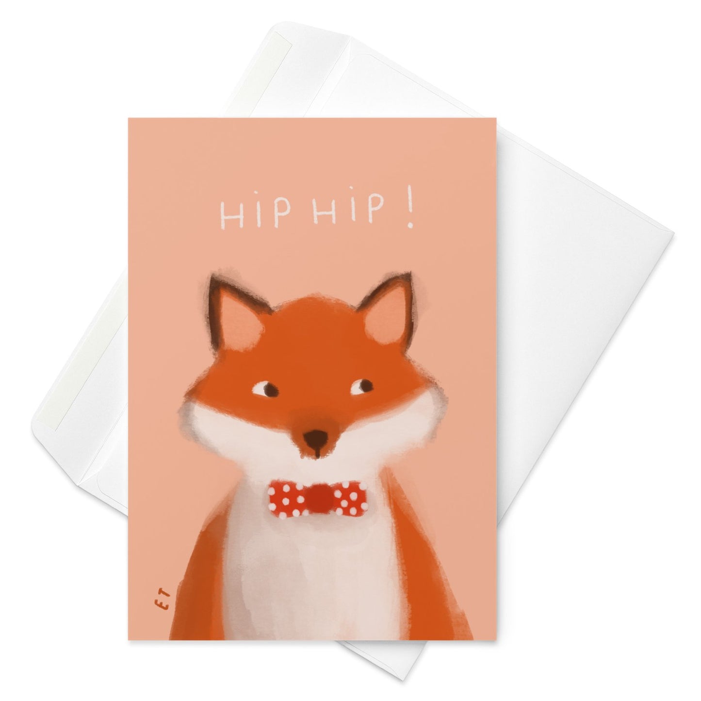 Greeting Card - Hip Hip Fox
