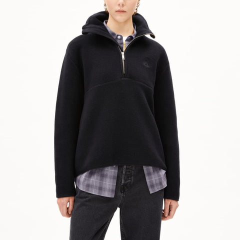 Haarleenaa Fleece Sweat - Black