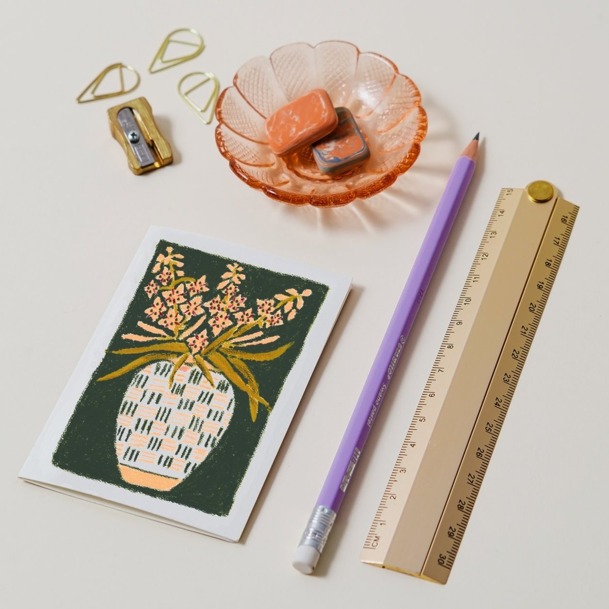 Mini Greeting Card - Hairy Fireweed