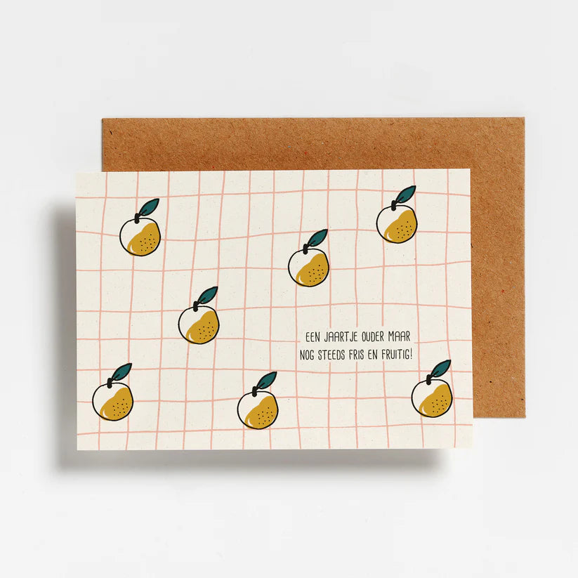 Postcard - Fris en fruitig