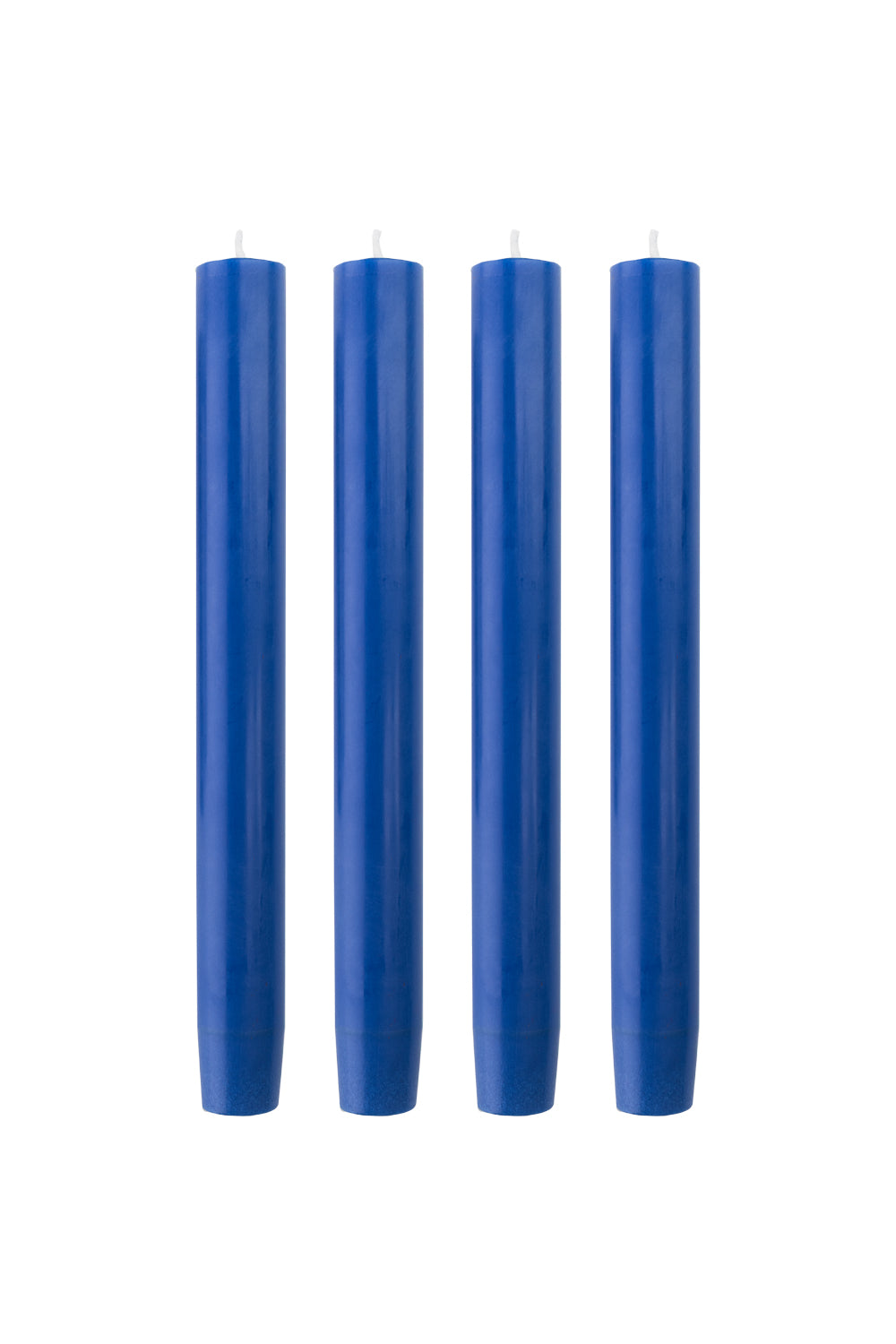 Taper Candles Glumi Set/4 - Blue