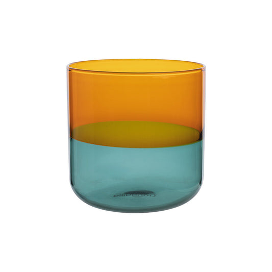 Glass RAINBOW - Green/Orange