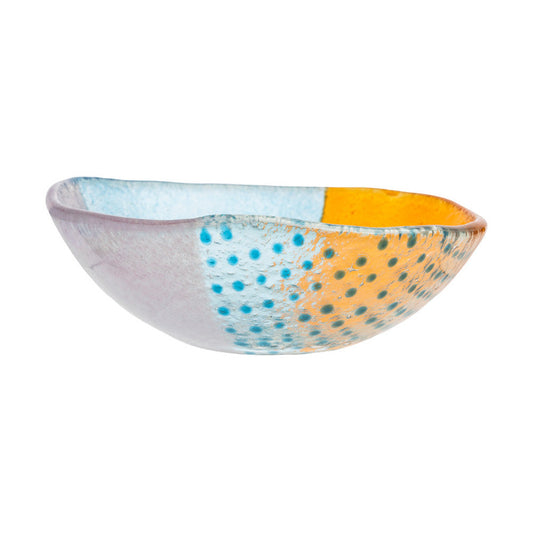 Glass Bowl L Floating Hues - Multicolor