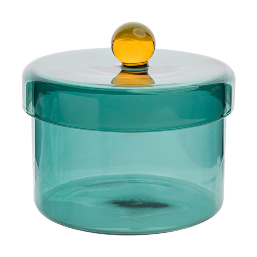 Storage Tin Rainbow - Green